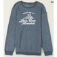 Meet Me At Lets Run Around Oversized Ribbed Crewneck
