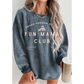 Fun Mama's Club Oversized Ribbed Crew